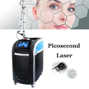 Spa Salon Picosegundo Láser Tatuaje Eliminar Máquina Lazer Manchas Oscuras en la Piel Pigmentación 755nm Pico Láseres Máquinas en venta