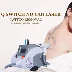 Q Switched 1064 Nd Yag Tattoo Removal Laser 1064nm 532nm 1320nm Spatader Verwijdering Machine Tattoo Reiniging