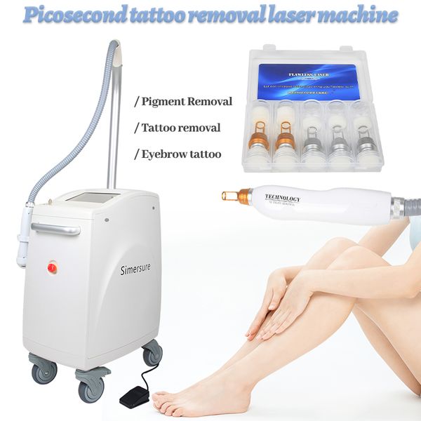 Q commuté Yag Laser détatouage lavage sourcil tache Pigment enlever traitement équipement de soins de la peau