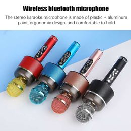 Q008 Microfoon Draadloze Bluetooth Handheld USB Home Kinderen Professiona Condensator voor KTV BEDRIJFSPARTY RECORD MUZIEK MUZIEK MUBLE MET RETAIL BOX Hoge kwaliteit