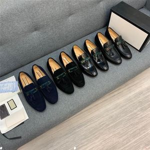 Q1 Diseñador de moda italiano Zapatos de cuero genuino hechos a mano casuales para hombres Slip on Business Vestido de lujo Traje Hombres Zapatos Zapatos Mujer Regalos Hombres 11