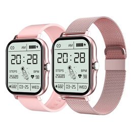 Q13 montres intelligentes Smartclock Smartwatch pleine touche Sport Fitness Tracker Bluetooth appel femmes pour Android télécommande
