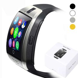 Q18 Smart Watch Bluetooth Batería para niños Pantalla táctil Deportes Tarjeta impermeable Insertar Radian Reloj