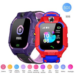 Q19 bébé LBS enfants montre intelligente SOS caméra téléphone montre PK Q02 Smartwatch enfants montre pour enfants cadeaux