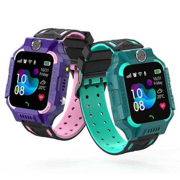 Q19 Enfants Enfants Smart Watch Téléphone IP67 APPLAPIER 2G CARTE SIM LBS LBS SACKERER SOS CALPLER EMPLACEM