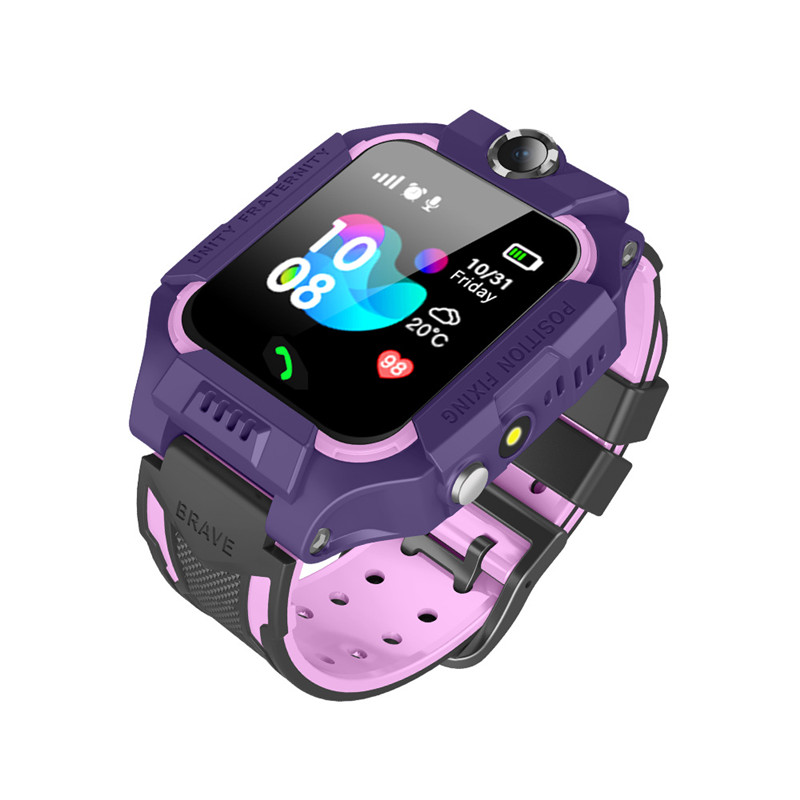 Q19 Dzieci Dzieci Inteligentne Zegarek LBS Pozycjonowanie Sznurowanie SOS Inteligentna Bransoletka Z Latarni Kamery Smart Wristwatch dla Baby Safety Student