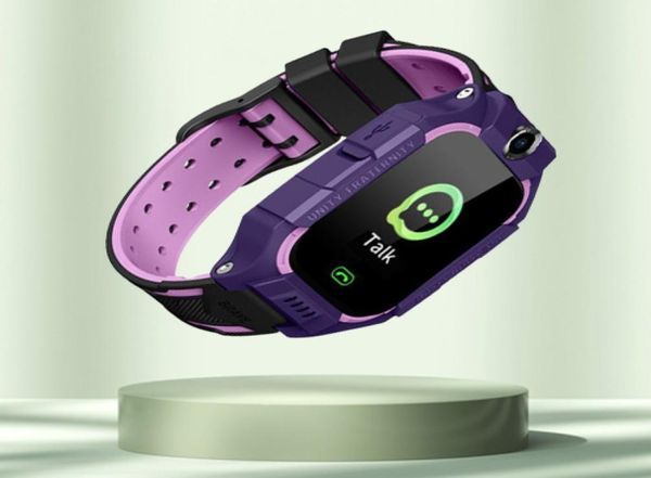 Q19 Kids Smart Watch LBS Positionnement Lacation SOS Bracelet intelligent avec appareil photo Smart Wristwatch pour la sécurité bébé 6411200