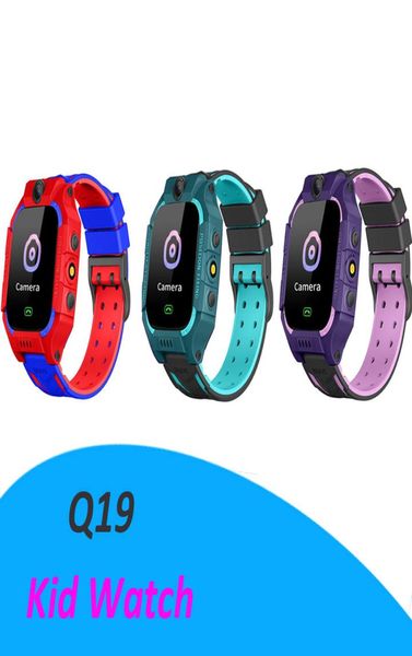 Q19 Smart Watch Living Wateproof Kids Smart Watch LBS Tracker Smartwatches Ranura para tarjeta SIM con cámara SOS para Android iPhone Smartp7261715