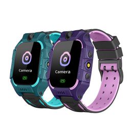 Q19 Cámara SOS Relojes inteligentes Baby LBS Position Lacation Tracker Kids Smartwatch Chat de voz Linterna niños VS Q100 para Android iOS