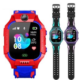 Q19 Z6 Smart Watch Kids Smartwatch LBS Tracker Horloges SIM-kaartsleuf met camera SOS voor Universele IOS Android-smartphones Non Wate Proof