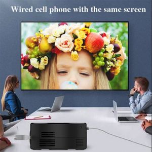 Q2 LED Mini handige videoprojector, perfect voor verjaardagen, vakantiecadeaus, thuisbioscoopfilmlichtprojectoren voor theaterplezier van hoge kwaliteit