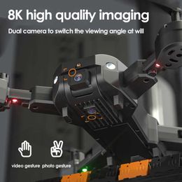 Q6 GPS Drone 8K Profesional HD Dual Camera 5G Wifi FPV Obstakel vermijden Luchtfotografie Quadcopter RC Helicopter 3000M HKD230808