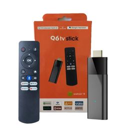 Q6 H313 2GB RAM 16 Go ROM ATV TV TV Stick 4K Best Android 10 Voice Remote Control Vs Fire TV Stick Smart TV Android Box Box Box