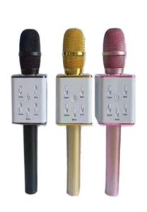 Q7 Bluetooth Microphone portable portable Handheld Wireless KTV Karaoke Player Verspeaker micro haut-parleur pour iPhone 7 Plus Samsung S73358204