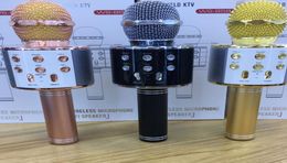 Q7 Handheld Microfoon Bluetooth Draadloze KTV Met Luidspreker Microfoon Microfono Handheld Voor Smartphone Draagbare Karaoke Player1087547