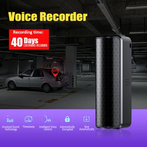 Q70 8 GB Audio Voice Recorder Magnetische professionele Digitale voice recorder HD Ruisonderdrukking mini Dictafoon DHL gratis verzending