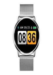 Q8 Smart Watch OLED Color Screen Smartwatch Women Fashion Fitness Tracker Hartslagmonitor7296268