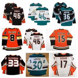 Q888 Trevor Zegras Hockey Jersey Ryan Getzlaf Evgenii Dadonov Troy Terry John Gibson Max Jones Josh Manson Hampus Lindholm Buddy Robinson Jakob