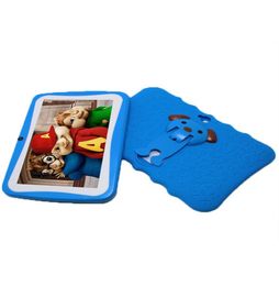 Q88G A33 512MB8GB 7 inch tablet-pc voor kinderen Quad Core Android 44 Dual Camera 1024600 voor kind cadeau met USB-licht grote luidspreker1008334