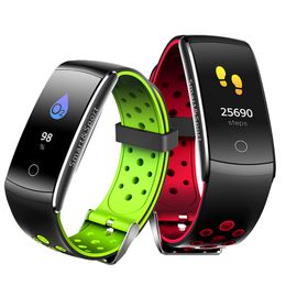 Q8S Smart Armband Hartslag Monitor Bloeddruk Bloed Zuurstof Sport Tracker Horloge Fitness Tracker Waterdicht Polshorloge voor IOS Android