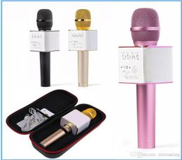 Q9 Bluetooth micrófono inalámbrico portátil de mano inalámbrico KTV Karaoke Player altavoz de doble bocina para iPhone Samsung5859420