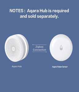 QARA IP67 Agua Onderdompelen Sensor Zigbee Detector de agua Alarma Seguridad Sensor Inweken Waterdicht Voor Mi Thuis para XIA5537968