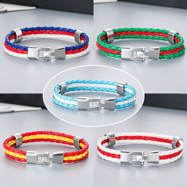 Fans de la coupe du monde du Qatar Party Favor fournitures décoration bracelet souvenir bracelet petit cadeau bracelets RRA81