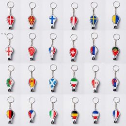 Qatar World Cup Openers Voetbalfans Small Gift Flag Patroon Nail Clipper Bottle Opener Keychain BBB16635