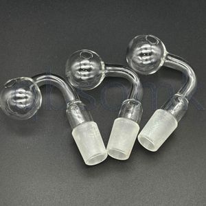 QBsomk 14mm 18mm clair épais Pyrex verre brûleur à mazout tuyau narguilé mâle femelle Joint pour conduites d'eau Bong Dab Rig bol