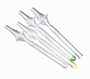 QBsomk narguilé collecteur 6 pouces mini nectar paille nectar dégustateur verre accessoires pour fumer brûleur à mazout mélanger les couleurs au choix