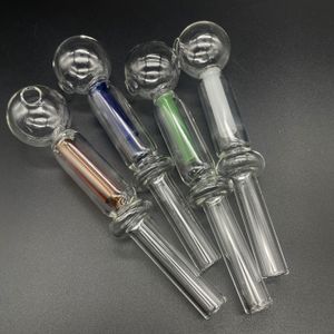 QBsomk Cuiseur à filtre à double couche Bongs en verre Brûleur à mazout Conduite d'eau en verre Plates-formes pétrolières Fumeurs