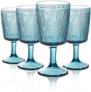 Verres à vin 300ml Vintage feuille en relief couleur gobelet vert bleu clair verres à vin gobelets verres à pied tasse en verre