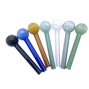 Waterpijpen 4 inch kleurrijke waterpijp dikke pyrex glazen oliebranderpijpen Tube Glasses Pipes