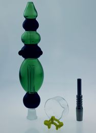 QBsomk Nectar Collectors Kit con titanio Nail Nuevo diseño 14 mm Nector Collector Oil Rigs Glass Water Glass Bong Envío gratis