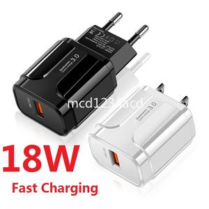 QC 3.0 EU US AC chargeur mural voyage rapide Charge rapide adaptateur secteur pour Ipad Iphone 13 14 15 Samsung LG M1