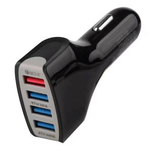 QC 3.0 chargeur de voiture à charge rapide chargeur de téléphone de voiture multifonction USB 4 ports