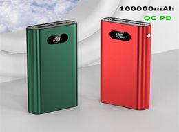 QC PD 40w Power Bank 80000mAh Draagbaar opladen Poverbank Mobiele telefoon Externe batterij253A9166447