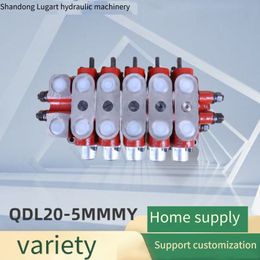 Distribuidor hidráulico de válvula hidráulica multivía QDL20-4MMMY