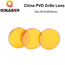 QDLaser China PVD CO2 ZNSE FOCUS LENS DIA.18 19.05 20 MM FL38.1 50.8 63.5 101.6 127mm 1.5-4 "voor snijmachine van lasergravure