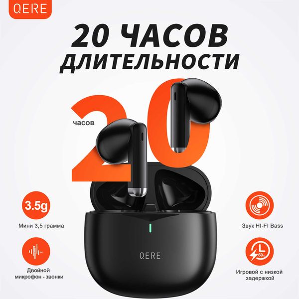 QERE E28 casque sans fil écouteur réduction du bruit double microphones ENC Bluetooth 5.3 étanche HI-FI son basse tactile contro HKD230809