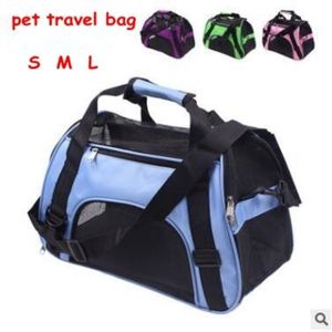 QET CARRIER Portable sac à dos pour animaux de compagnie messager sacs de transport chat chien transporteur sortant voyage Teddy paquets respirant petit animal de compagnie Handba245C