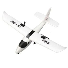 QF002 RC VLACHT GLIDER DIY Monteerden 24G Dropresistente EPP Fixed Wing Remote Control Multiaxis Gyroscope Aircraft Kids Toys 240508