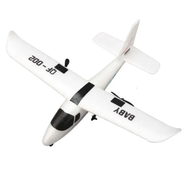 QF002 RC Plane Glider DIY assemblé 24g Droprésistance EPP Remote AILLE FIXE COMMANDE Multiaxis Gyroscope Aircraft Kids Toys 240508