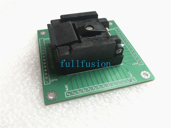 Adaptador de programación QFN56 a DIP QFN-56BT-0.5-01 QFN56 0,5mm Pitch Enplas IC enchufe de prueba tamaño del paquete 8x8mm