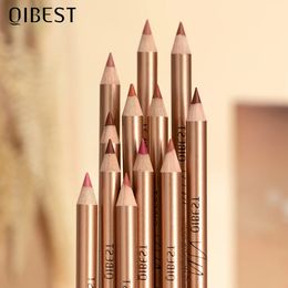 QI 12 Kleuren Lip Potloden Matte Lipliner Potlood Waterdichte Lippenstift Lip Liner Pen Glad Naakt Lippenstift Pennen Voor Lippen make-up 240301