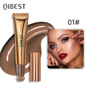 QI Liquide Contour Avec Applicateur De Coussin Highlight Shimmer Naturel Doux Crème Hydratante Liquide Blush Pour Joues Cosmétiques 240116