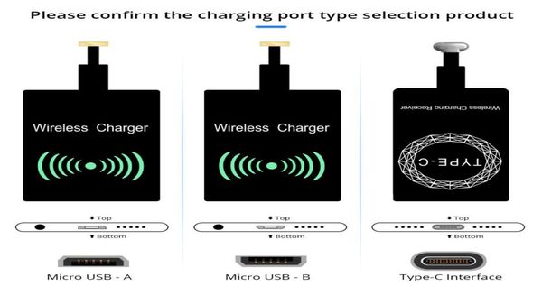 Qi chargeur sans fil chargeur récepteur Module autocollant adaptateur de charge pour Samsung Android Universal8389701