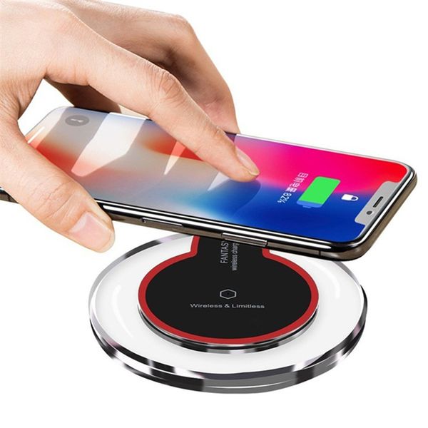 Qi chargeur sans fil pour iPhone X XS 11 Pro Max XR 8 Plus Samsung Galaxy S8 S9 S10 S20 Plus Xiaomi 9 10 Pro chargeur sans fil