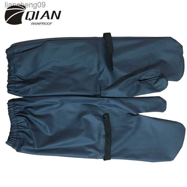 QIAN RAINPROOF Nouveau Long PU Matériel Imperméable Moto Vélo Électrique Imperméable Accessoires Coupe-Vent Gants De Pluie Vente Chaude L230620