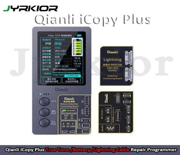 Qianli ICOPY Plus écran LCD PROGRAMMER DE RÉPARATION DE COULEUR ORIGINAL pour iPhone 11 Pro Max XR XS MAX 8P 8 7P 7 Test de réparation de BatteryData T4933462